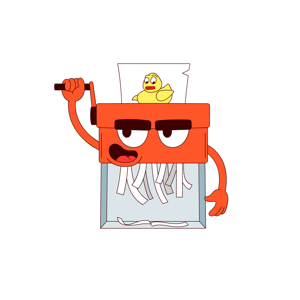 Shredder Mascot